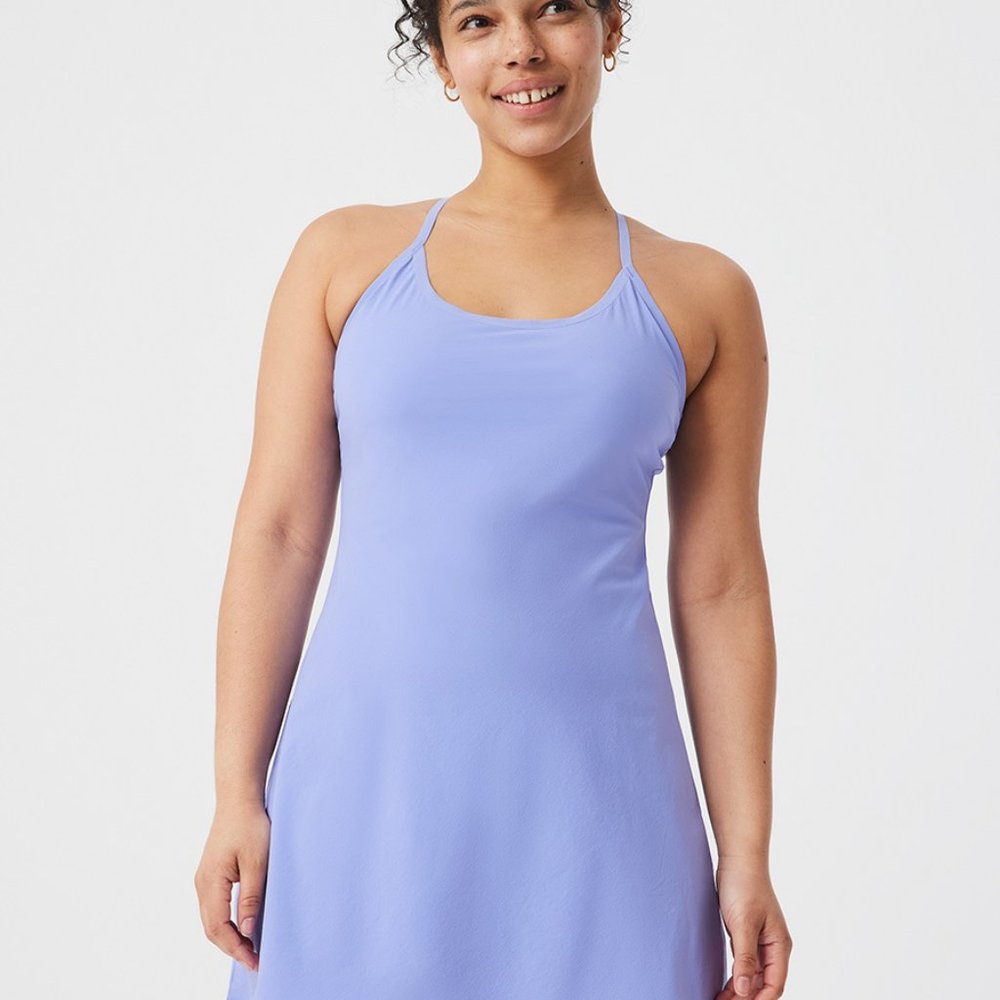 Outdoor Voices Exercise Dress in Dayflower, size XL, NWT